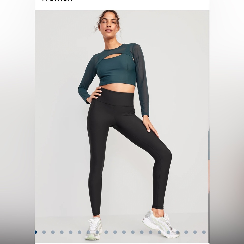 Old Navy Black Workout Tights